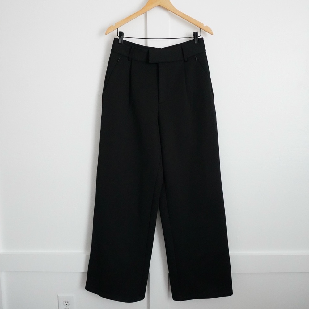 Good American Black Scuba Trousers - Picture 3 of 5